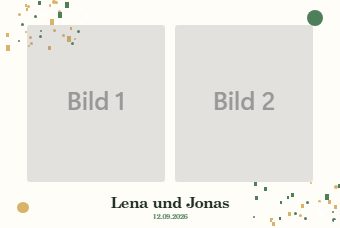Botanik · Zwei Bilder — Druckvorlage