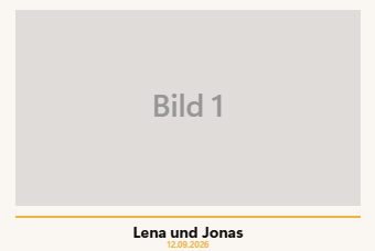 Einzelbild mit Band · 10 × 15 — Druckvorlage
