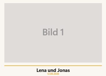 Einzelbild mit Band · 13 × 18 — Druckvorlage