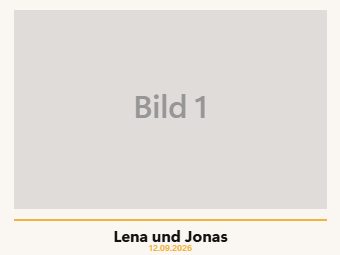 Einzelbild mit Band · 15 × 20 — Druckvorlage