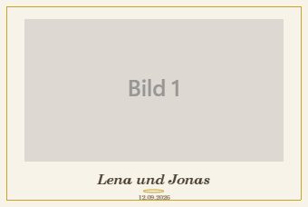 Gold · Ein Bild — Druckvorlage