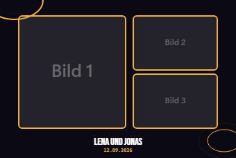 Neon · Drei Bilder — Druckvorlage
