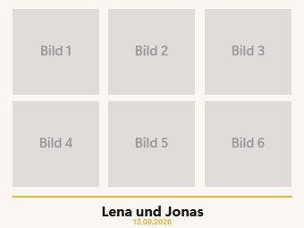 Sechs Bilder · 15 × 20 — Druckvorlage
