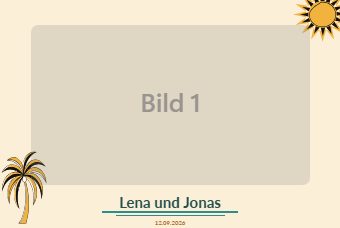 Strandfest · Ein Bild — Druckvorlage