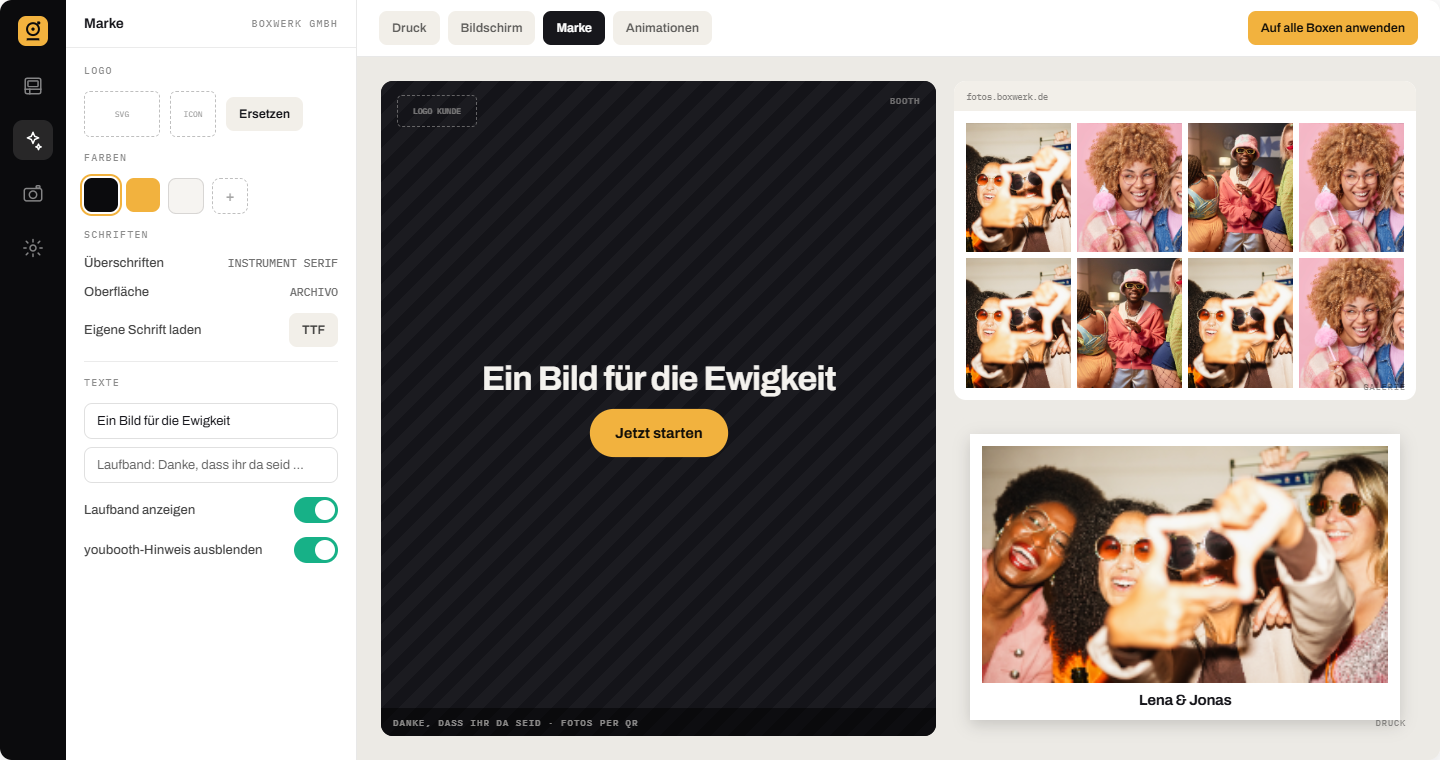 Editor: Druckvorlage